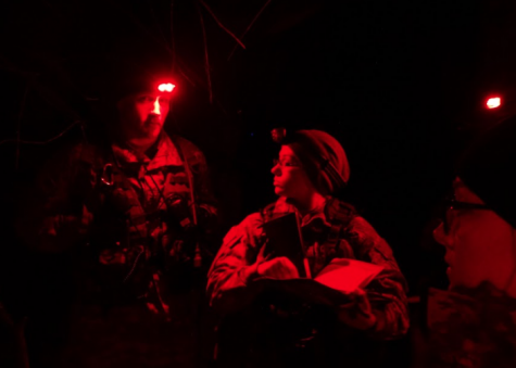 Inside an ROTC field training exercise