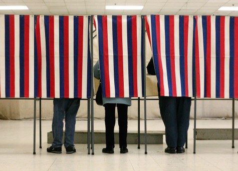 Voters cast their ballots at the Keene Parks and Recreation Department.