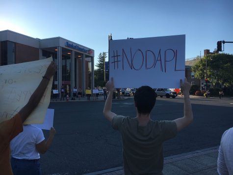 Standing in solidarity with Standing Rock Sioux: Local protesters oppose pipeline