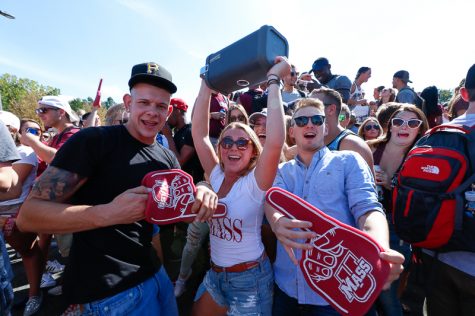 Slideshow: UMass students tailgate before Minuteman victory