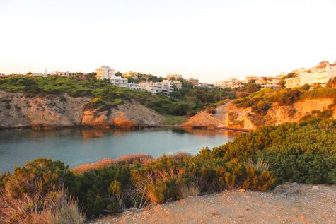 Sarah Strangie's view in Rafina. 