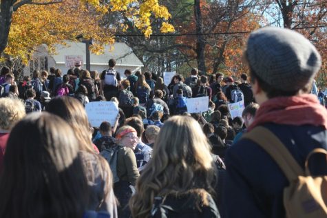 WATCH: High school students stage walkout to address Trump’s impact