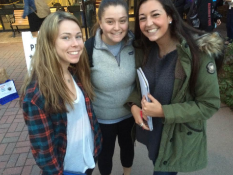 Clair Hegarty, Annie Malloy and Samantha Zaino (from left to right).