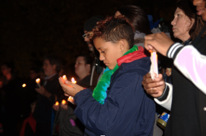 Amherst residents hold community vigil in wake of Trump victory