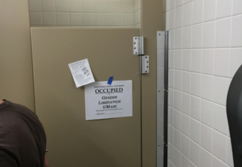 Bathroom occupation begins at Whitmore Administration Building