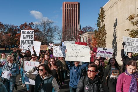 WATCH: Students gather for anti-Trump protest