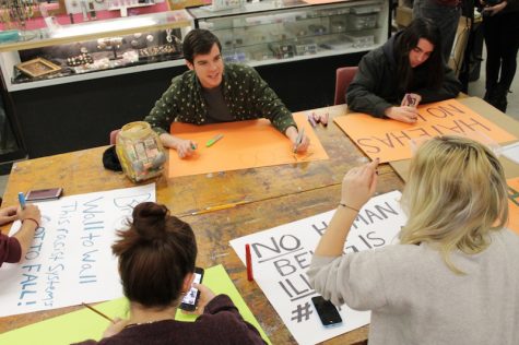 SLIDESHOW: Words of love cover Student Union at student strike