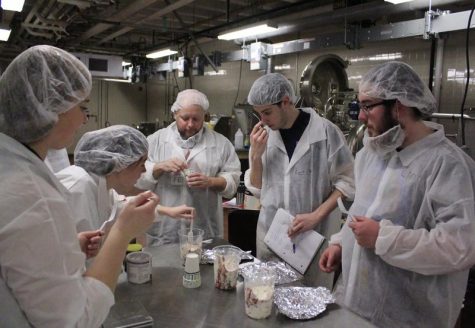 Food science seniors prepare for ice cream competition