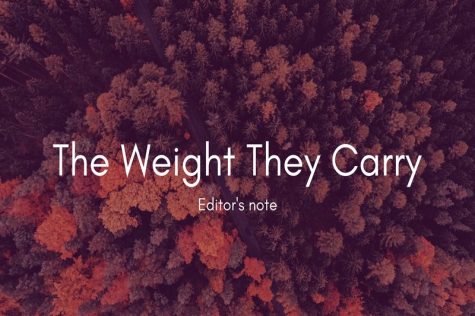 The Weight They Carry: Editor’s note