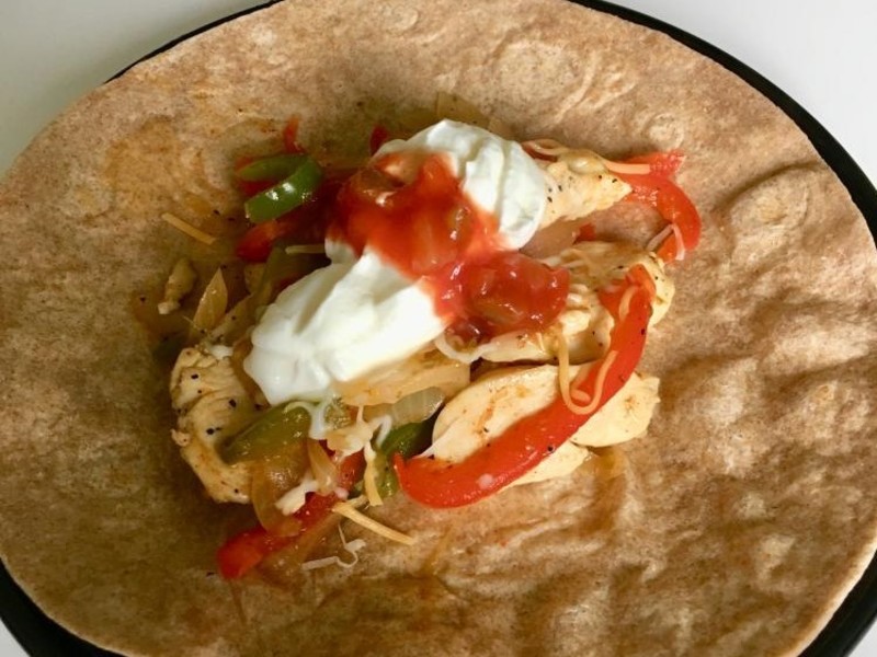 Chicken fajitas are sure to satisfy cravings for Mexican food.