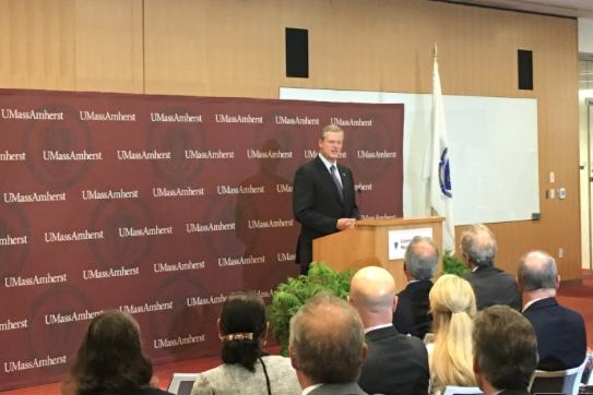 Gov. Baker awards grants to UMass researchers for smart band-aids