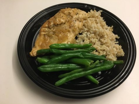 Frugal Foodie: Lemon chicken with brown rice and green beans