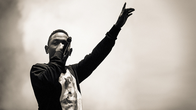 Kendrick Lamar performing. (Creative Commons/ Øyafestivalen)