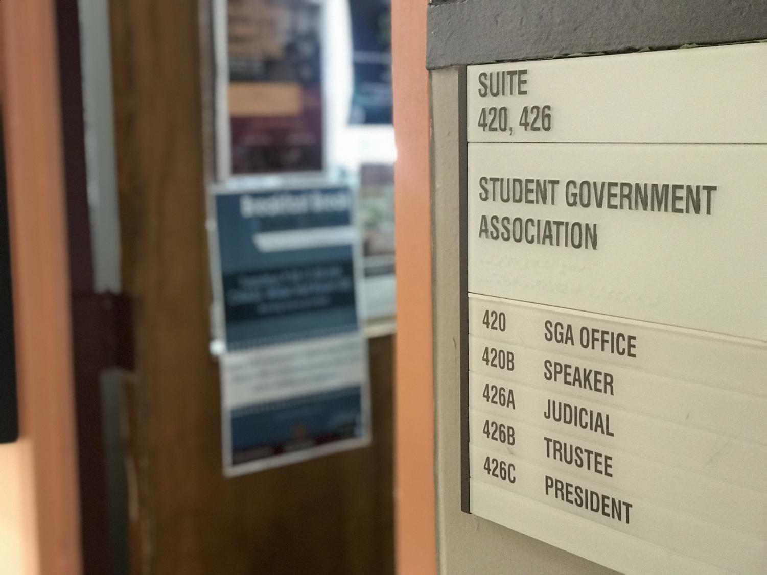 The Student Government Association office is located in Student Union room 420 (Elissa Borden/Amherst Wire).