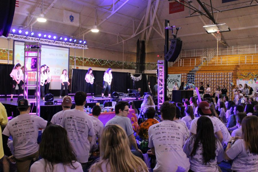 The Pulse Dance Company performed at UDance as a morale boost for dancers (Elissa Borden/Amherst Wire).