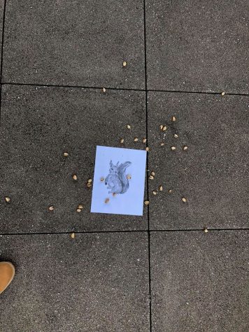 Students mourn the FAC’s black squirrel