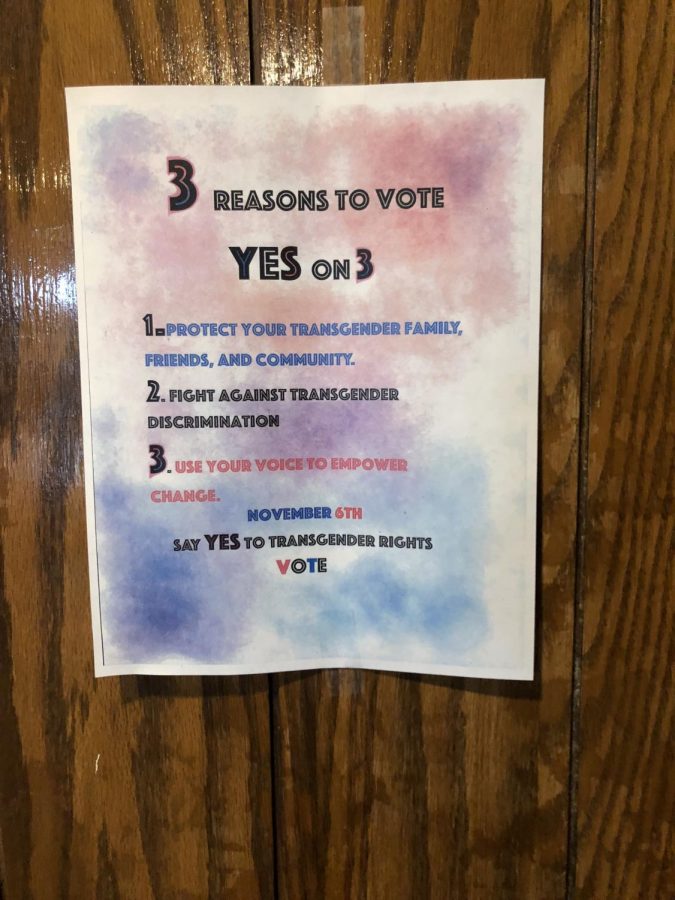 Three reasons to vote yes on Question 3. 
Source: Harry Ortof/Amherst Wire