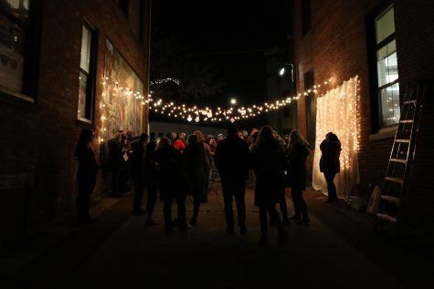 UMass students turn empty alleyway into festive community space