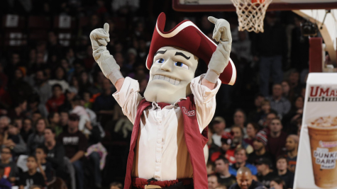 UMass mascot Sam the Minuteman