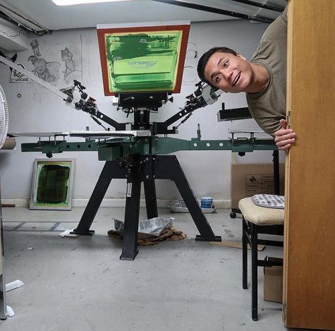 UMass Amherst student owns a printing press