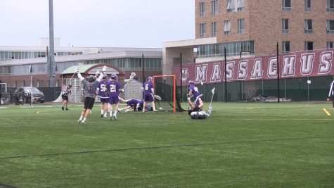 Men’s Lacrosse Highlights: UMass’s offensive attack overwhelms Albany