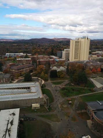 The view from the 23rd floor of the W.E.B Dubois Library/ posixeleni