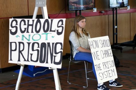 Harvard student protesting prison system from prisonresource.com courtesy of Google Images