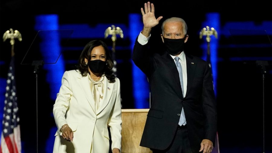 Joe+Biden+and+Kamala+Harris+in+Delaware+to+deliver+victory+speech+from+Google+Images