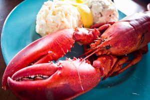 Lobster dinner by Benson Kua on Wikimedia Commons