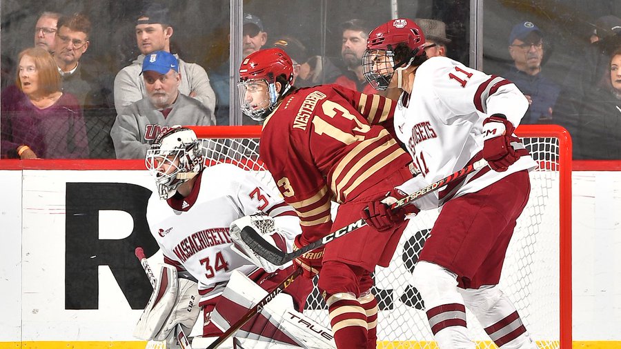 The Minutemen fall once again to Boston College Hockey, 3-1