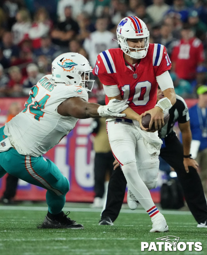 The Patriots came up short once again, unable to stop Tua Tagovailoa and the Dolphins