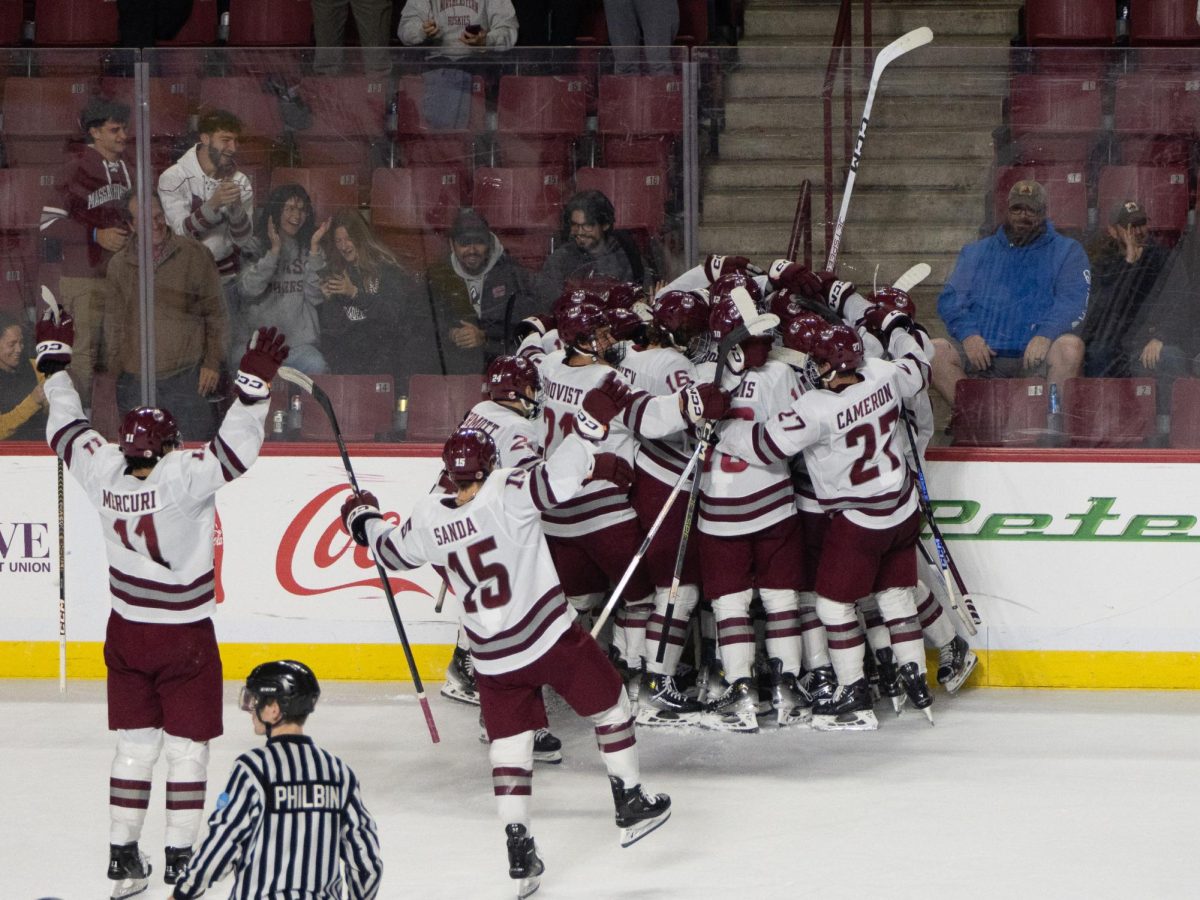 No. 14 UMass Hockey defeats Northeastern in overtime, Vermont comes to town next