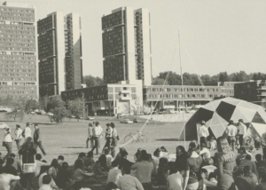 The Southwest towers photographed in the 1960s. Newly built, they were seen then as cutting edge, not eyesores.